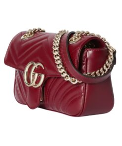 Alternative view of GG Marmont Mini-Schultertasche Gucci Rot 22cm