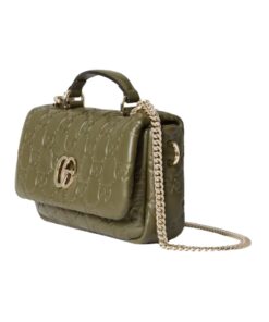 Alternative view of Grüne gepolsterte Milano Mini-Tote-Tasche 21.1cm