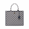Symbole Embroidered Tote Blau 39 cm