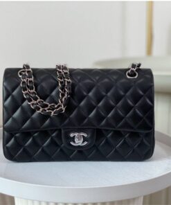 Alternative view of Classic Glattes Leder Schwarz/Silber 25.5 cm