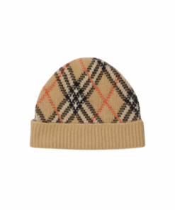 Alternative view of Kariertes Kaschmir-Beanie