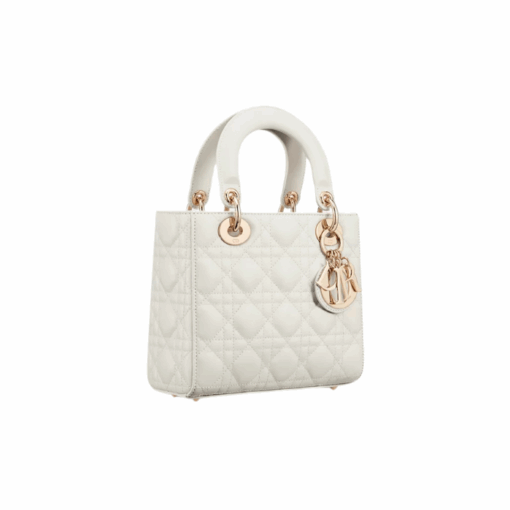 Lattekleurig lamsleer met Cannage-motief 20cm - Image 2