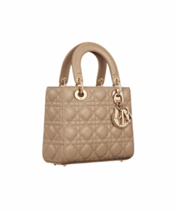 Alternative view of Biscuit lamsleer met Cannage-motief 20cm