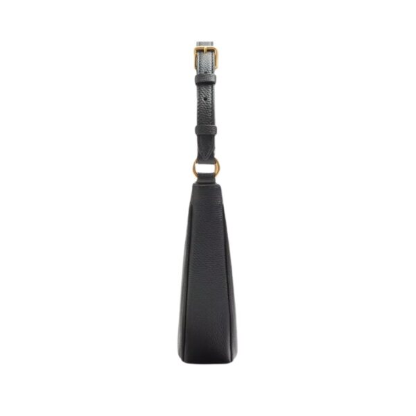 Grainy Kalbsleder Schwarz 20cm – Bild 3