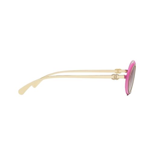 Oval Rosa/Gold – Bild 3