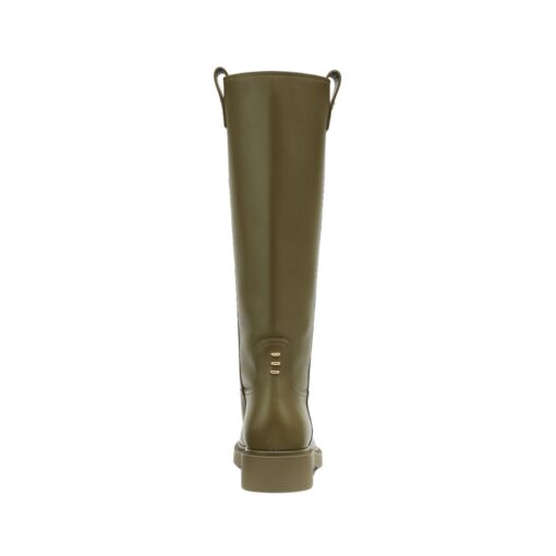 Stiefel aus grünem Leder – Bild 3