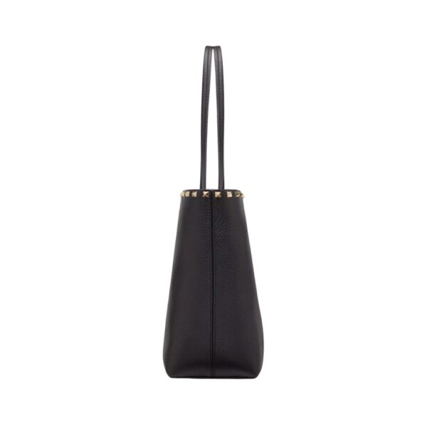 Kalbsleder Tote Schwarz 48cm – Bild 3