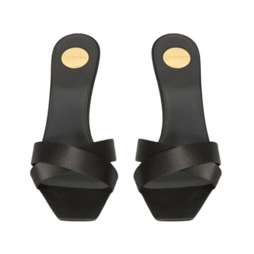 Opyum Mules aus Satin-Crêpe 8.5cm – Bild 3
