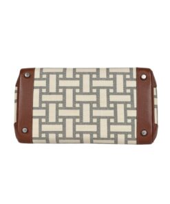 Alternative view of Marron D’Inde Buffalo und Mosaique Canvas mit Palladium-Beschlägen 30cm