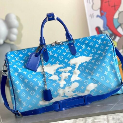 Keepall Bandouliere Monogram Wolken 50 cm – Bild 2