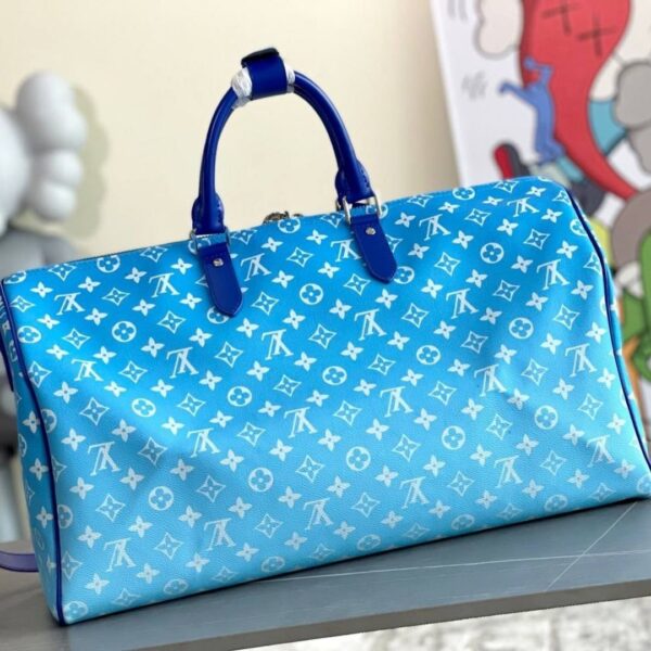 Keepall Bandouliere Monogram Wolken 50 cm – Bild 3