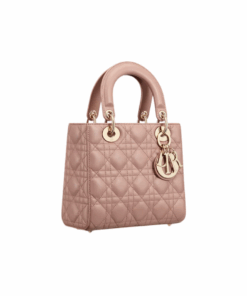 Alternative view of Blush lamsleer met Cannage-motief 20cm