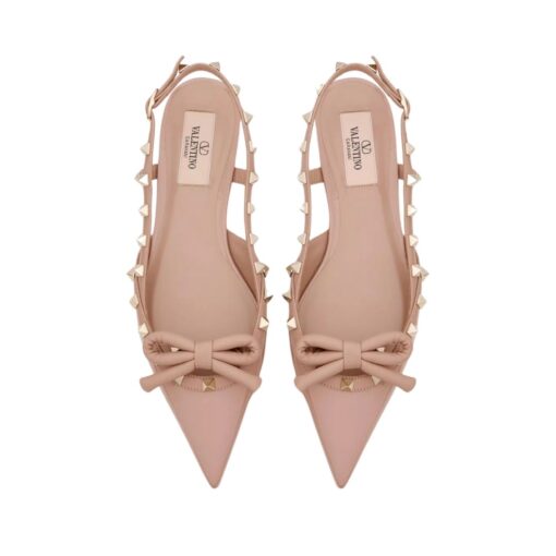 Rockstud Schleifen Ballerinas Rose Cannelle – Bild 4