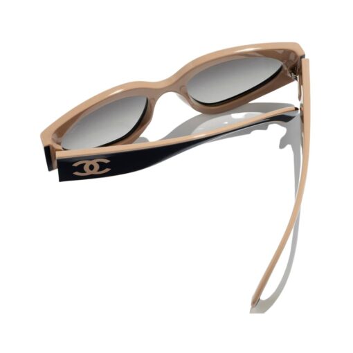 Cat Eye  Schwarz/Beige – Bild 4