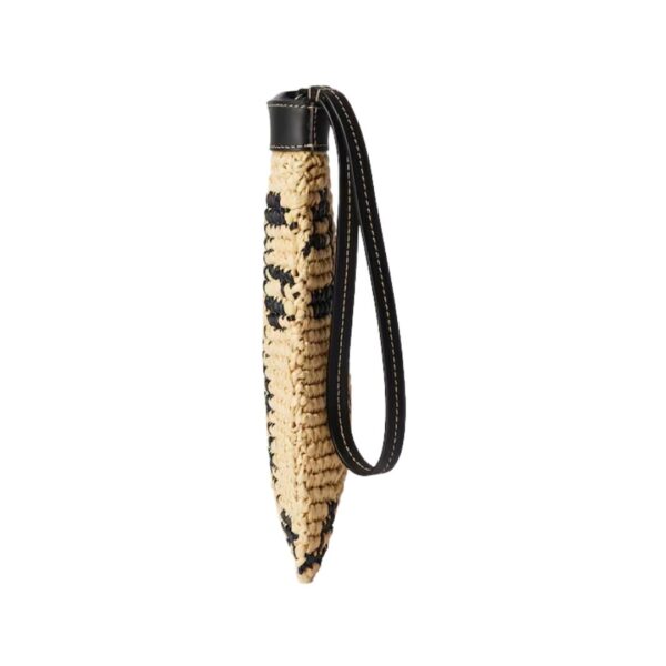 Clutch Natur/Schwarz 29 cm – Bild 4