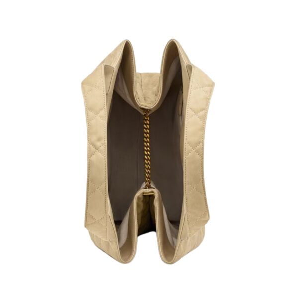 Icare Maxi Shopping Bag aus gestepptem Nubuk-Leder 58cm – Bild 4