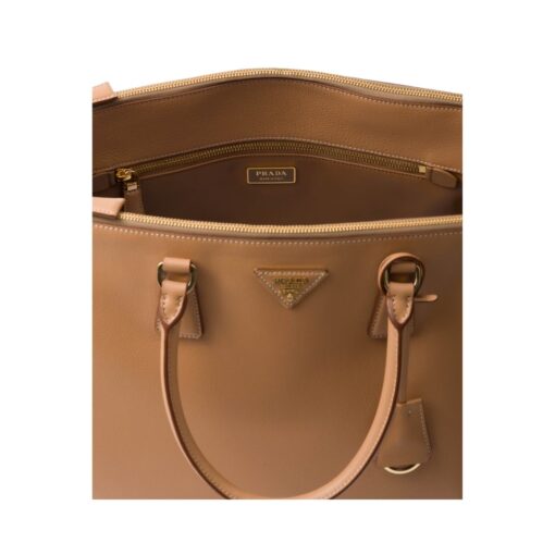 Extra-große Galleria Ledertasche in Natur 22.5cm – Bild 4