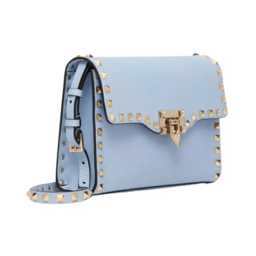Kalbsleder Crossbody Azur 22.5cm – Bild 4