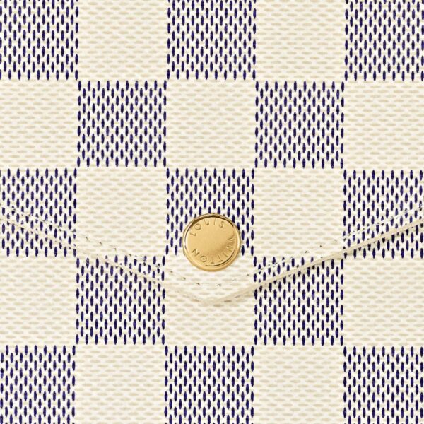 Félicie Damier Azur Canvas Clutch 21cm – Bild 4