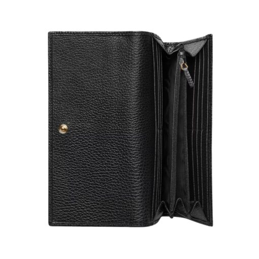 Schwarzes, metallfrei gegerbtes Leder 19cm – Bild 4