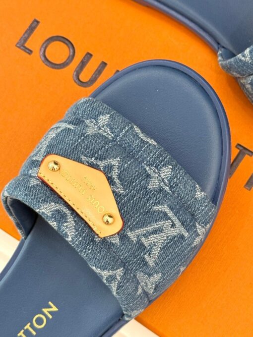 Lily Flat Mule Blau – Bild 7