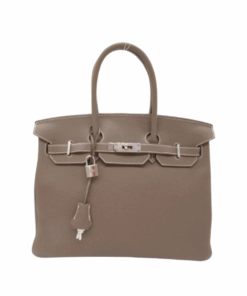 Togo 35 Etoupe Mit silberner Hardware