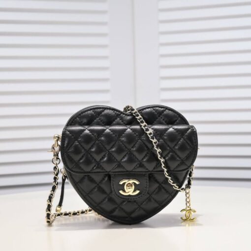 Love Heart 22S Schwarz/Gold 18 cm – Bild 5