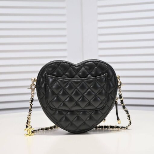 Love Heart 22S Schwarz/Gold 18 cm – Bild 3