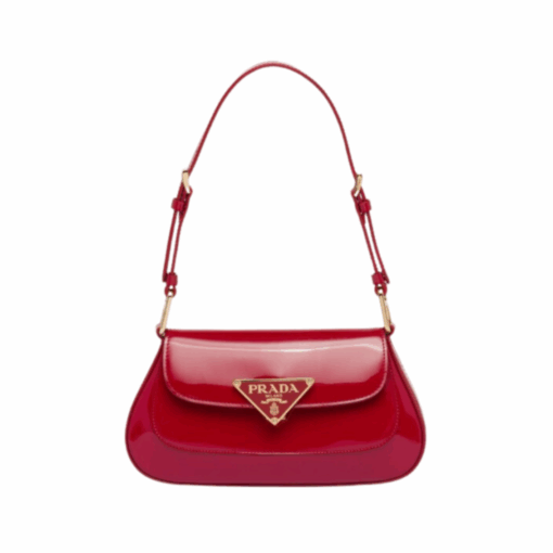 Patent Leather Shoulder Bag Rot 22 cm