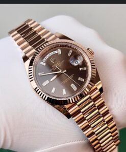 Alternative view of Day-Date Gold/Braun 40 mm