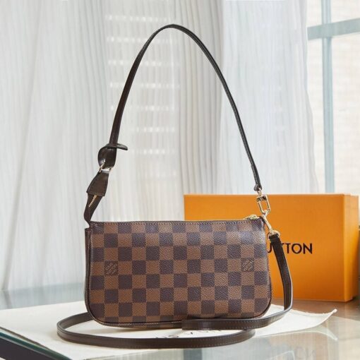 Damier Pochette Braun 23,5 cm – Bild 4