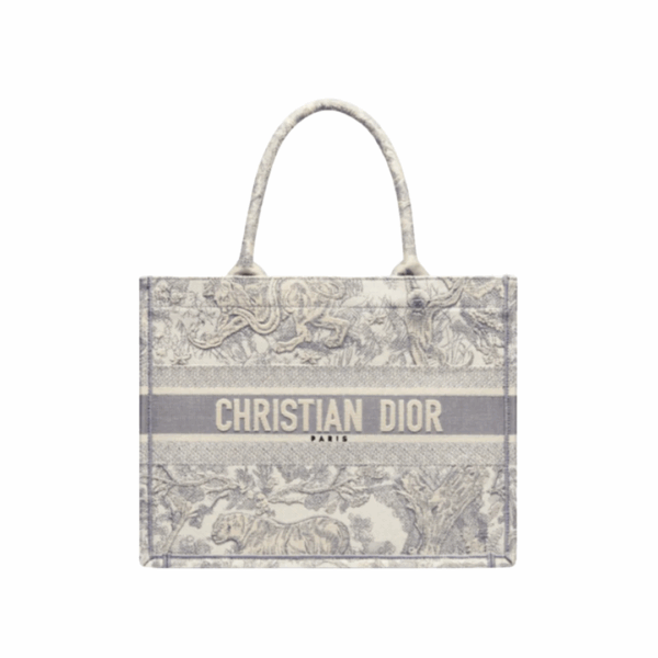 Book Tote Grau/Ecru 36 cm