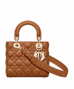 Goudbruin lamsleer met Cannage-motief 20cm