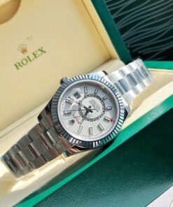 Alternative view of Sky Dweller Silbern/Weiß 42 mm