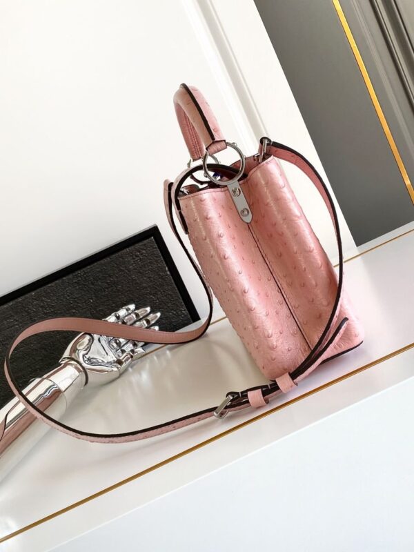 Capucines Strauß Rosa/Silber 31 cm – Bild 3