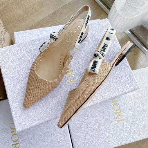 Slingback Flat Beige – Bild 4