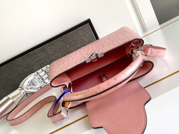 Capucines Strauß Rosa/Silber 31 cm – Bild 7
