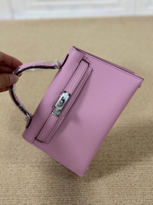 Sellier Mini II Lila Sylvestre Epsom 20 cm – Bild 3