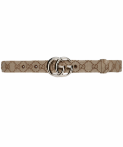 GG Milano Beige and ebony Original canvas 3 cm