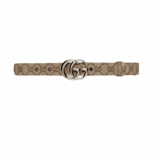 GG Milano Beige and ebony Original canvas 3 cm