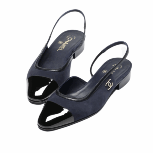 Fall-Winter Slingbacks Schwarz